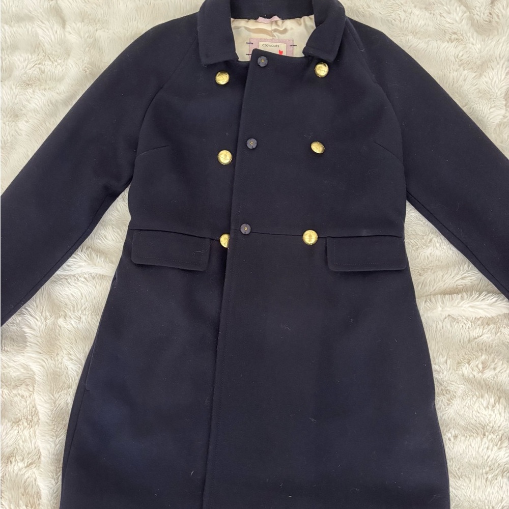 Crewcuts Girls Navy Coat